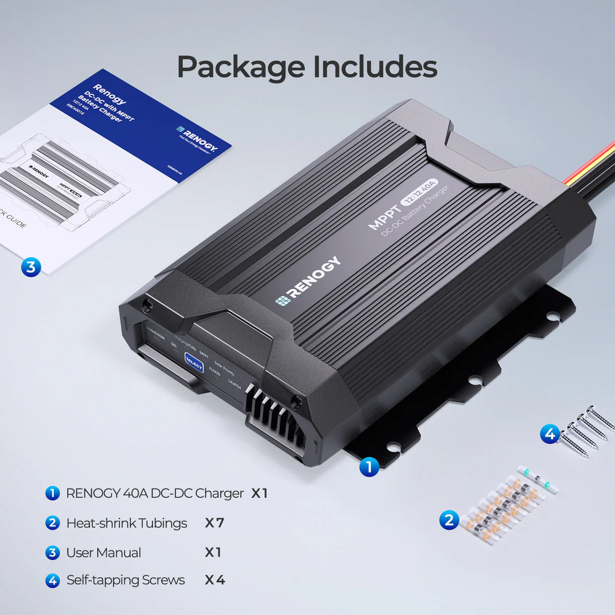 Renogy 40A DC to DC Battery Charger with MPPT