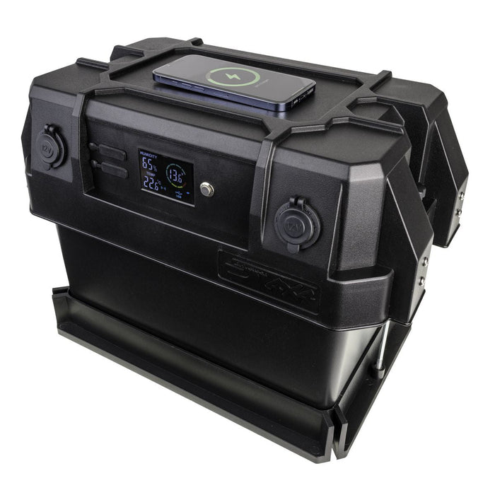 Portable battery box for fridge power