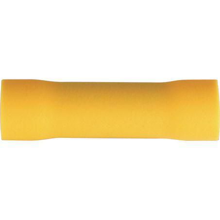 Yellow vinyl insulated butt connector