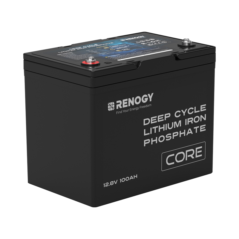 Renogy Core 12.8V 100Ah lithium iron phosphate battery