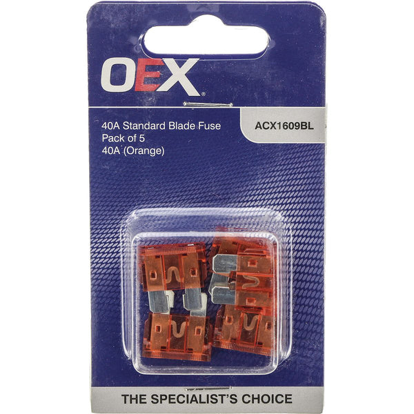 OEX Standard Blade Fuse 40A Orange