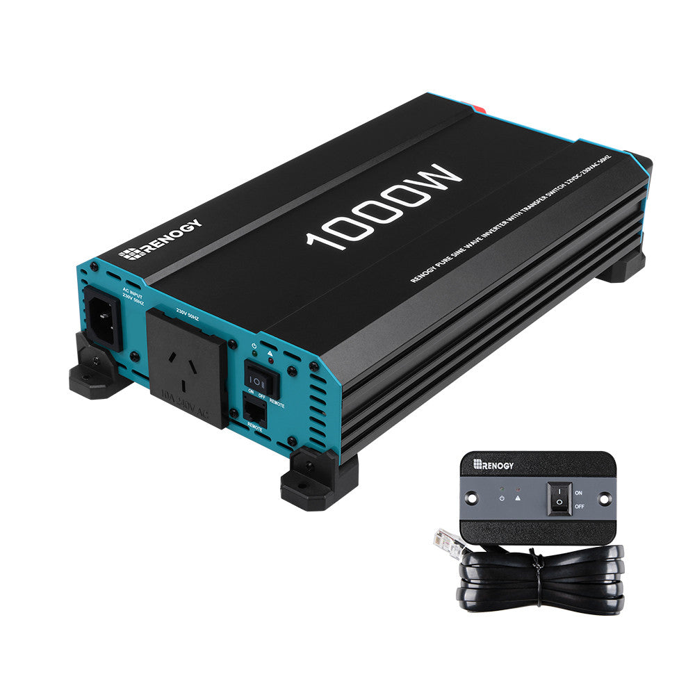 Renogy 1000W 12V pure sine wave inverter with UPS function