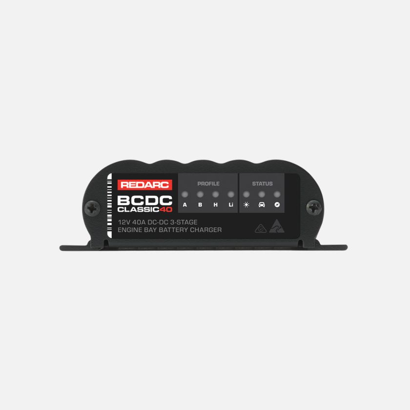 REDARC BCDC1240D Classic40 charger showing end connections