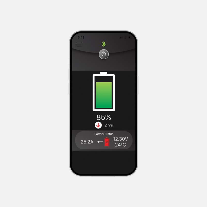 REDARC Smart Battery Monitor with RedVision app battery monitoring
