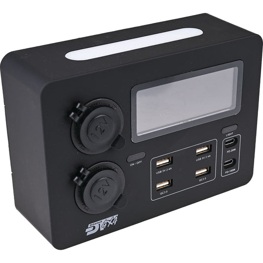 DriveTech 4x4 DT-02011 12V power distribution box angled front view