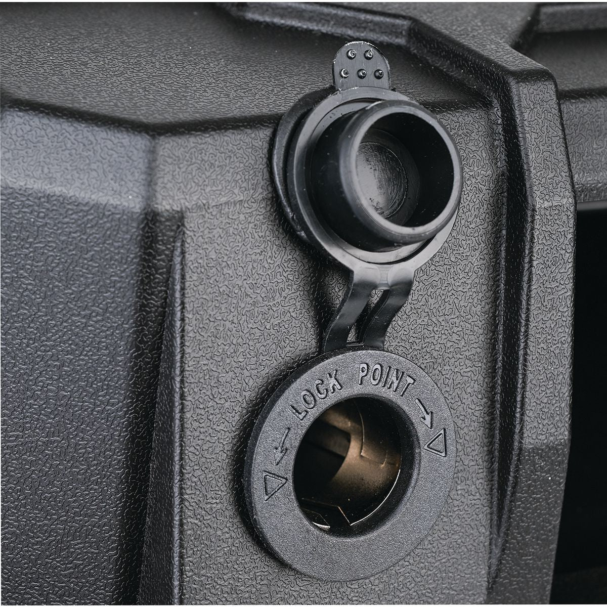 DriveTech DT-02012 covered locking 12V accessory socket