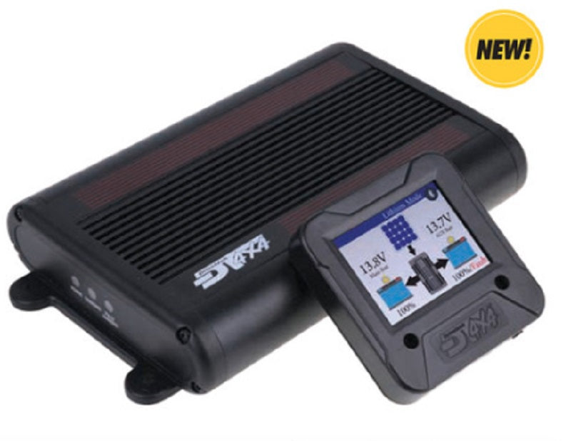DriveTech DT-02022 30A DC-DC charger connection and display view