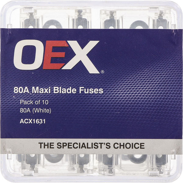 OEX MAXI Blade Fuse 80A Clear