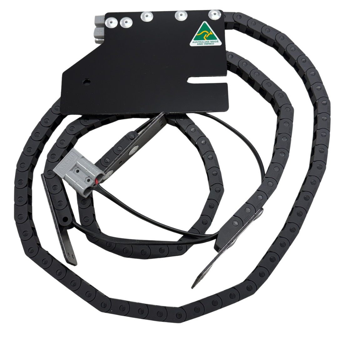 Australian-made Fridge Cable Caddy system for Clearview drop slides