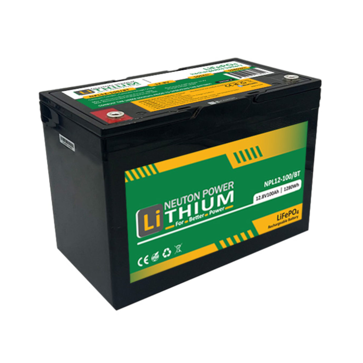 Neuton Power NPL12-100BT 100Ah lithium battery with Bluetooth