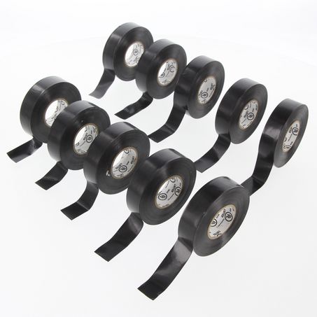 OEX black vinyl insulating tape 10 roll trade pack