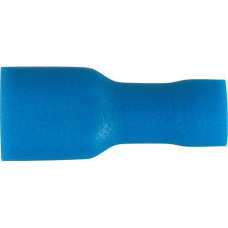 Blue fully insulated female blade crimp terminal