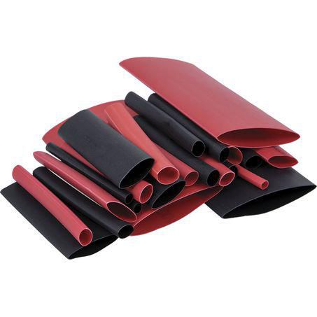 OEX red and black dual wall adhesive lined heat shrink tubing range