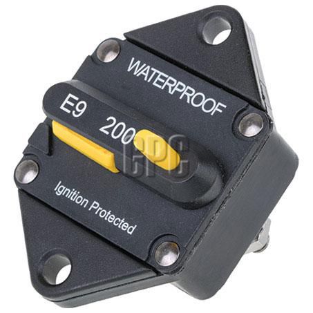 OEX waterproof heavy duty manual reset circuit breaker front view