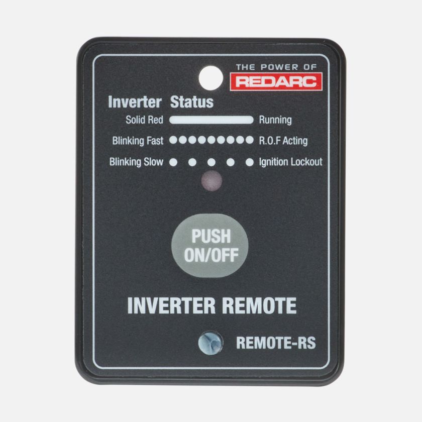 REDARC REMOTE-RS inverter remote control and eight metre cable
