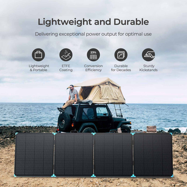 Renogy 220W Lightweight N-Type Portable Solar Panel Suitcase – image 3