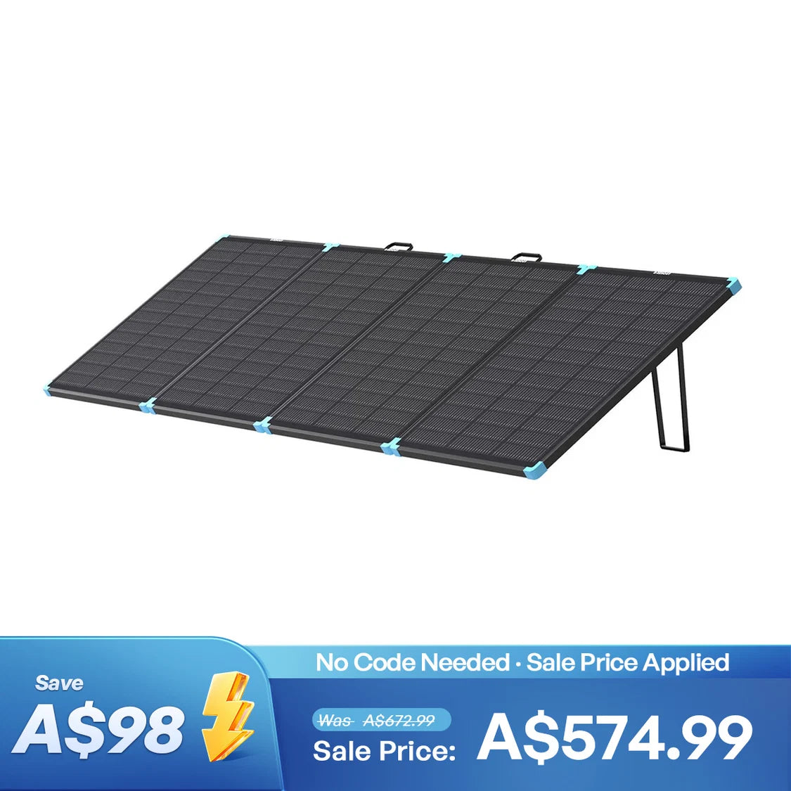 Renogy 300W N-type portable solar panel suitcase image 4