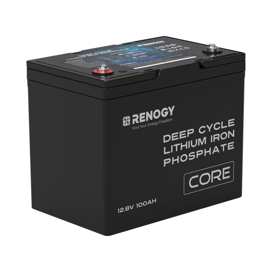 Renogy Core 12.8V 100Ah lithium iron phosphate battery