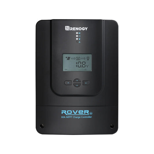 Renogy Rover Li 60A MPPT solar charge controller front view